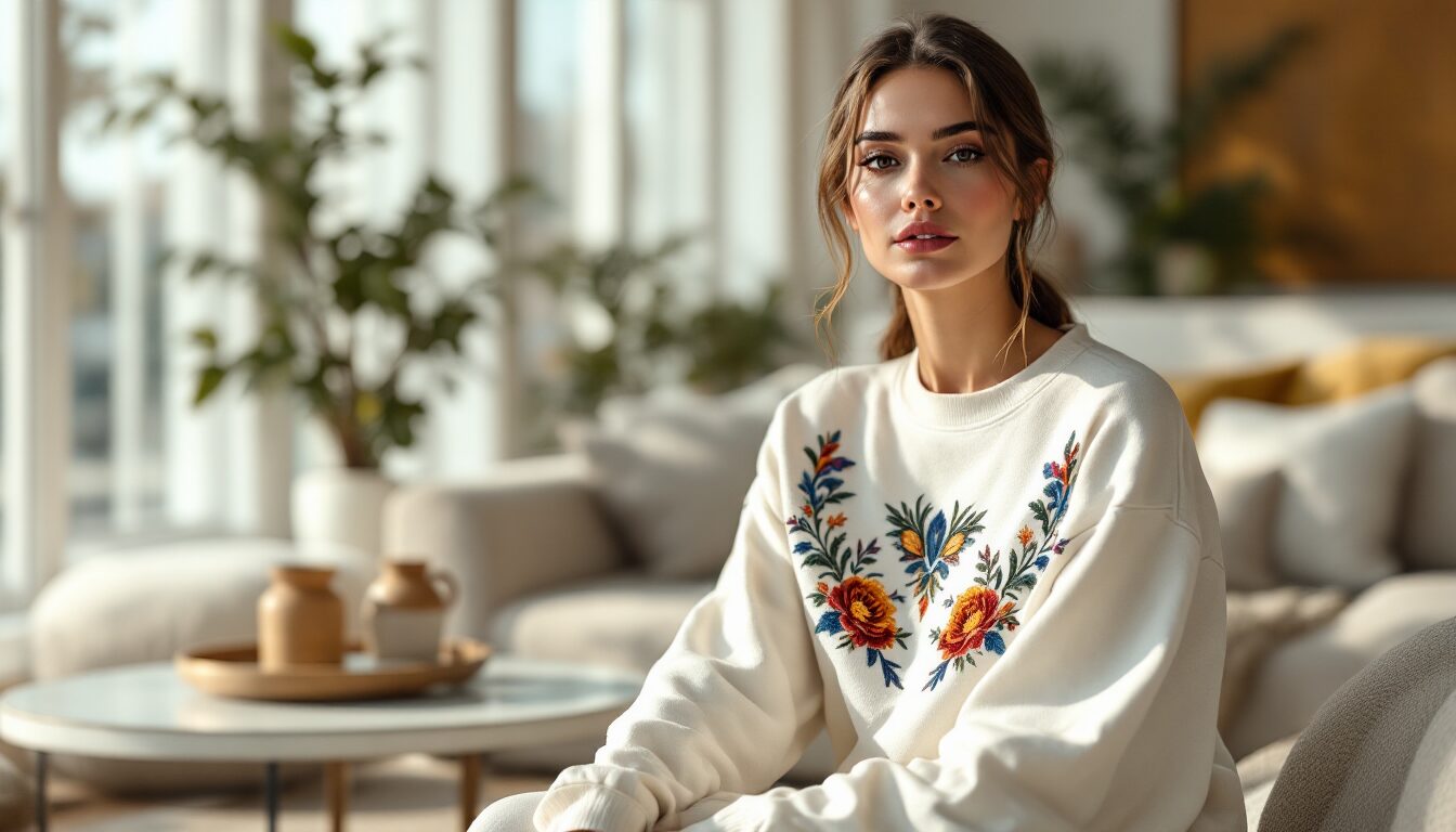 sweat broderie personnalisée