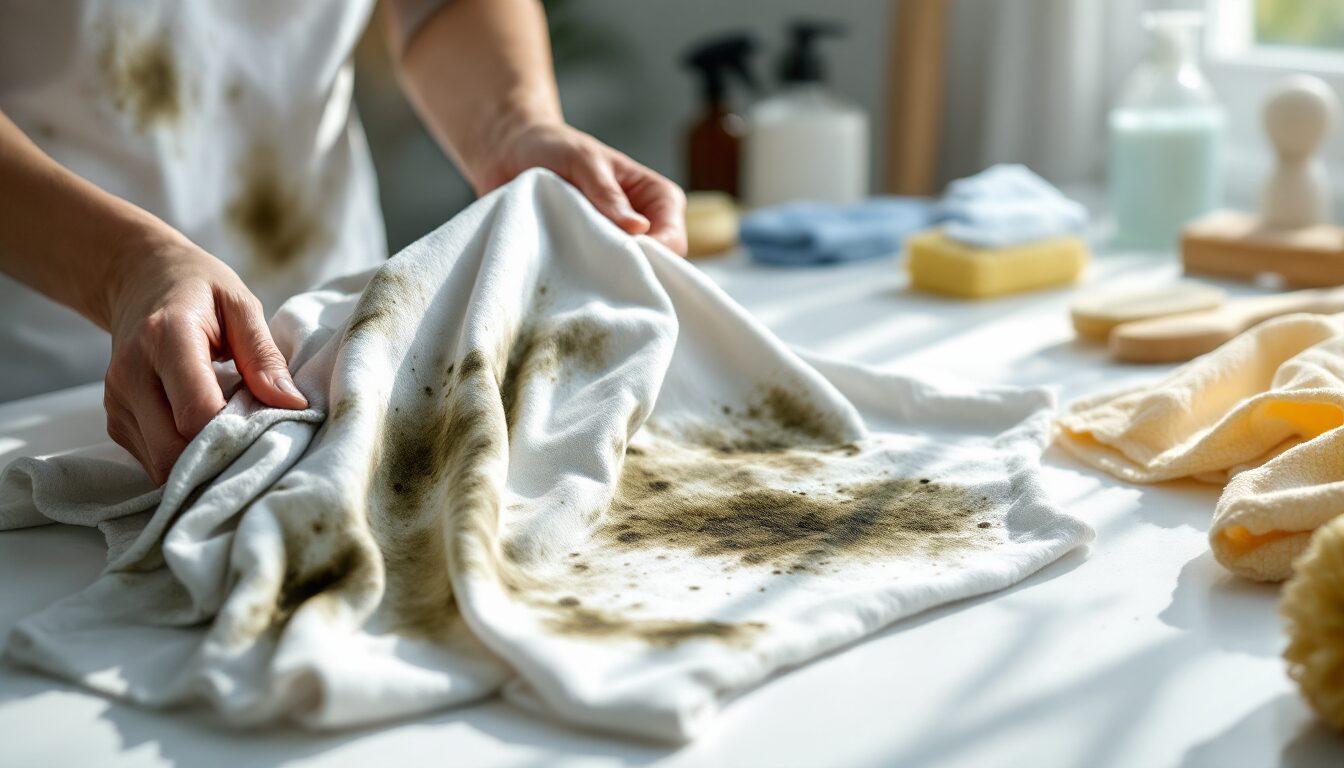 comment enlever une tache de moisissure sur un vetement