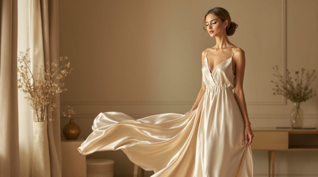 robe en soie femme