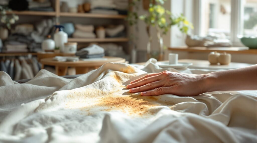 comment enlever des taches de rouille sur un tissu