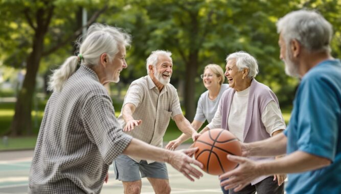 basket pour personne agee