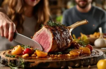souris d'agneau au four