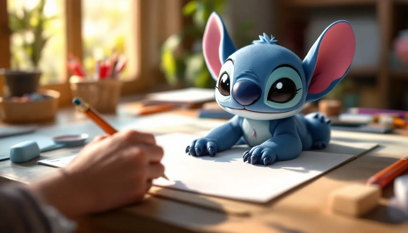 dessin stitch facile