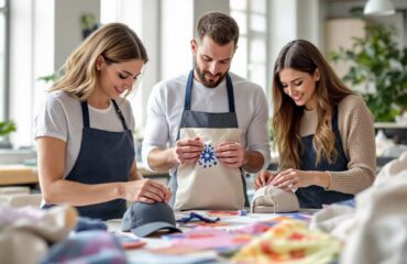 Flocage pour les accessoires de mode