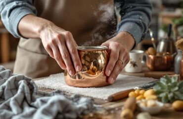 nettoyer un objet en cuivre