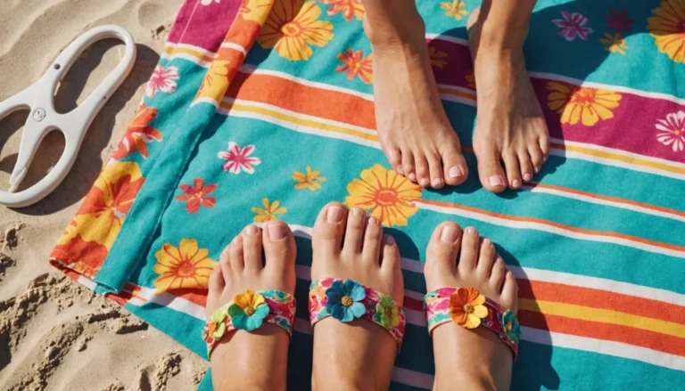 faux ongles des pieds