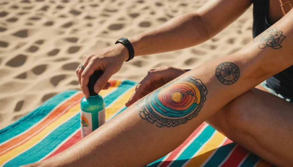 creme solaire pour tatouage