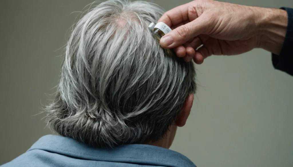 effet bétadine sur cheveux blancs