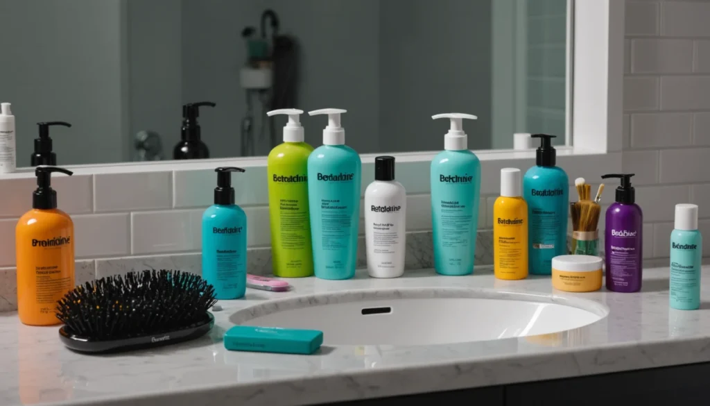 effet bétadine sur cheveux colorés