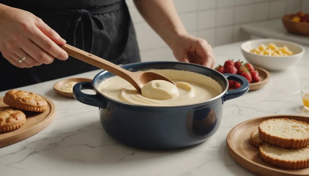 peut on recuire une creme patissiere