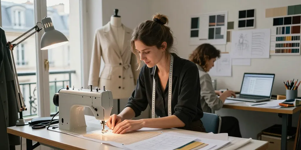 De la passion couture à l’activité rentable : comment structurer son projet créatif à Paris