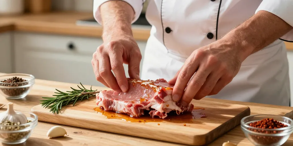 marinade cote de porc