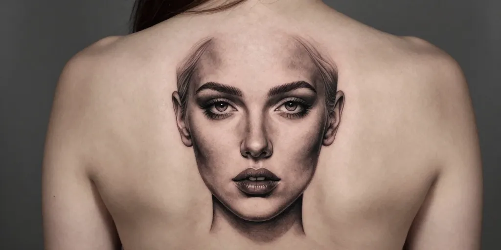 tatouage dos femme