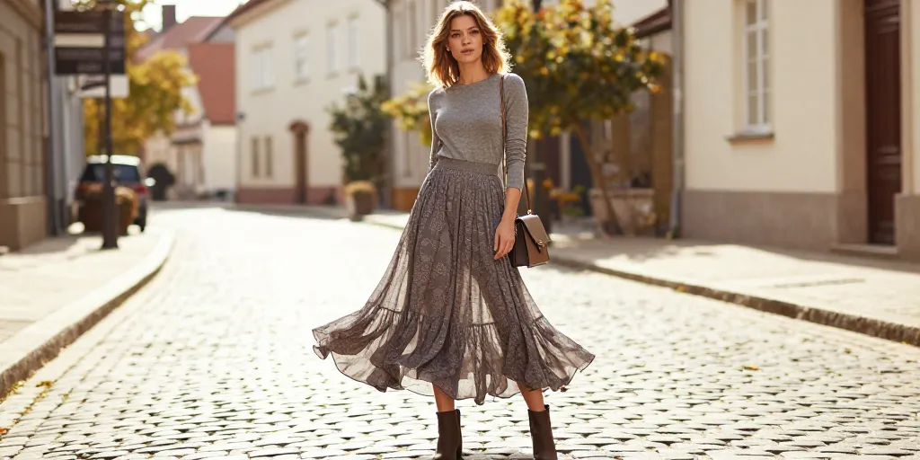 Jupe longue femme : comment la porter avec style au quotidien ?
