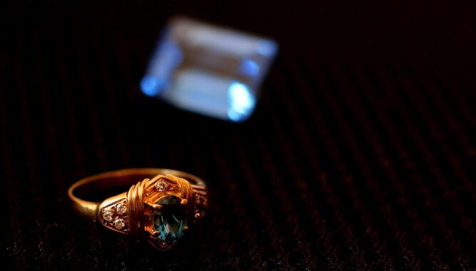 bague femme camée