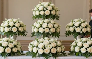bouquet mariage cascade