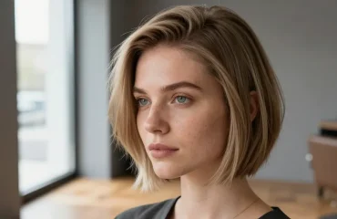 coupe courte dégradée effilée