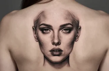 tatouage dos femme