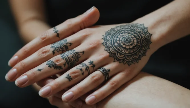 tatouage sur le doigt